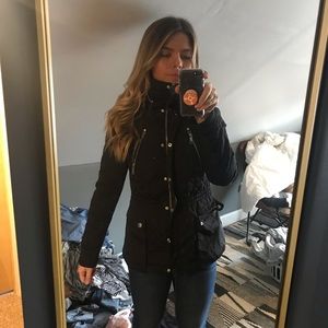 BCBG New black winter utility jacket